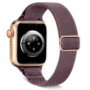 Apple Watch SLIM Nylon Band - BURGUNDY - 38mm/40mm/41mm